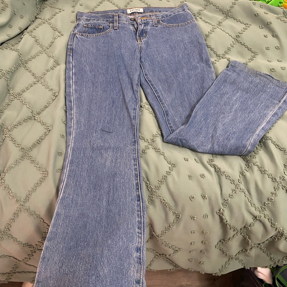 Low Rise Flare Jeans